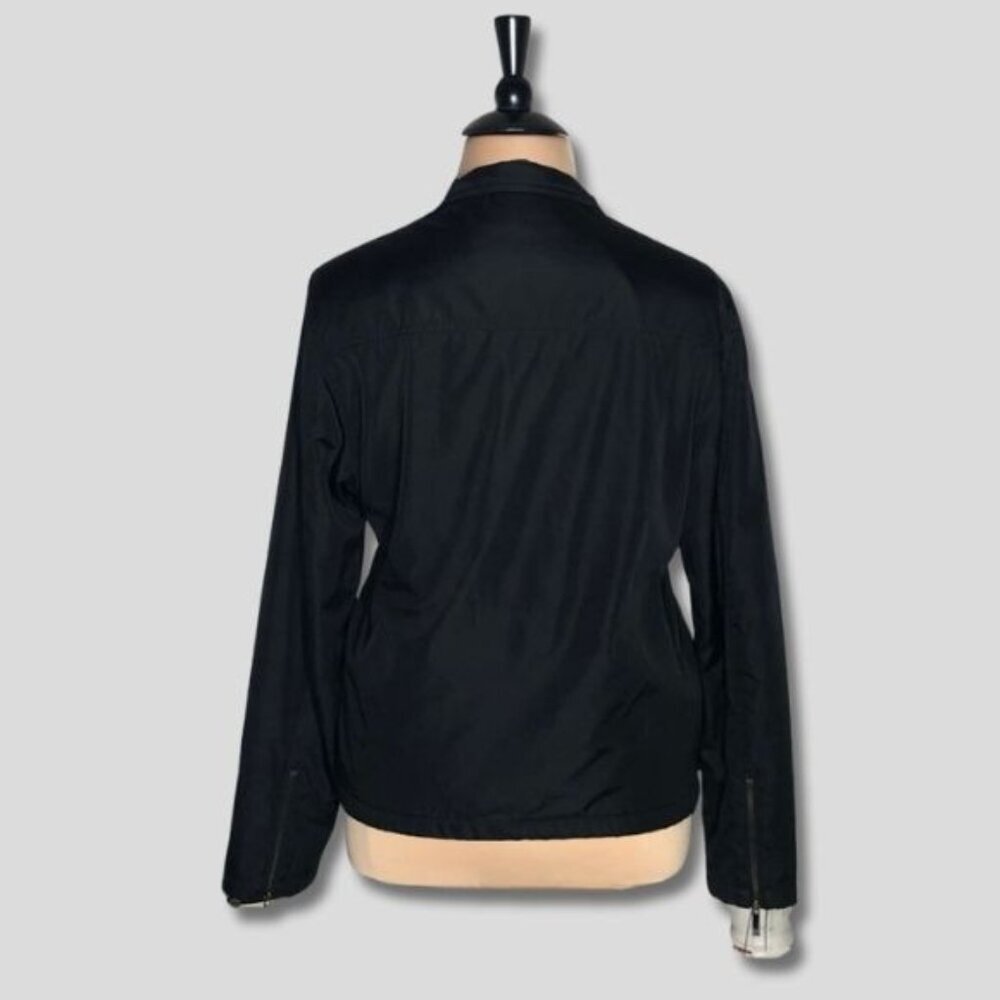 Kenneth Cole Reaction Black Moto Jacket Waterproof XL - Picture 4 of 12